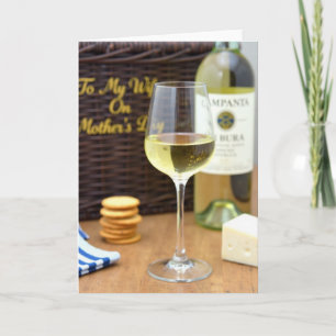 Goldene Muttertag-Geschenkkarte Karte
