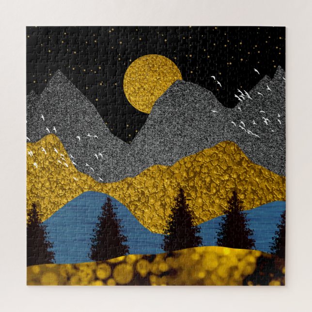 Goldene Nacht (Vertikal)