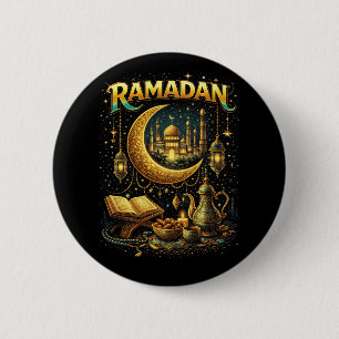 Goldene Nächte des Ramadan Button