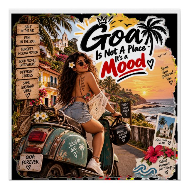 Goldene Nächte – Goa Poster (Vorderseite)