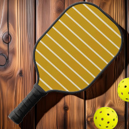 Goldene Ockerfarbe aus dem Mittelalter Pickleball Schläger