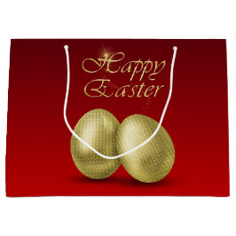 Goldene Ostereier - Große Geschenktasche Große Geschenktüte