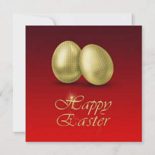 Goldene Ostereier - Ostern Brunch Einladung