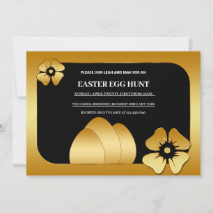 Goldene Osterfeiertage Einladung zur Eizelljagd