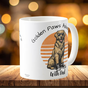 Goldene Pads Erlebnis Kaffeetasse