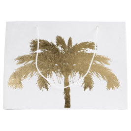Goldene Palme Große Geschenktüte