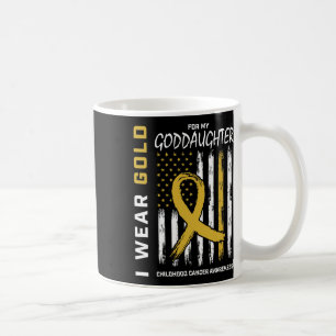 Goldene Patentochter Bewusstsein für Kinderkrebs A Kaffeetasse