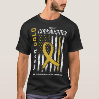 Goldene Patentochter Bewusstsein für Kinderkrebs A T-Shirt