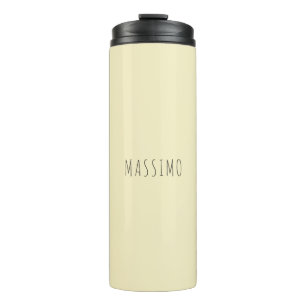 Goldene Perle personalisiert minimalistischer eige Thermosbecher