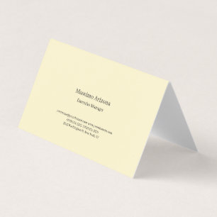 Goldene Perle Schlichte Moderne Minimailst Profess Visitenkarten