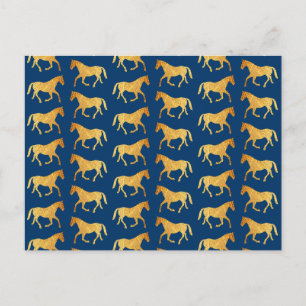 Goldene Pferde Postkarte