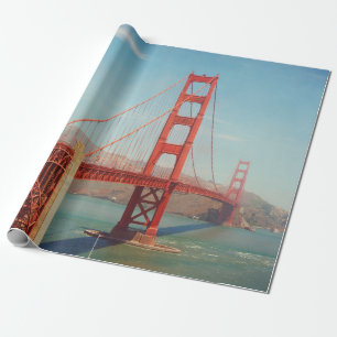 Goldene Pforte Brücke Geschenkpapier