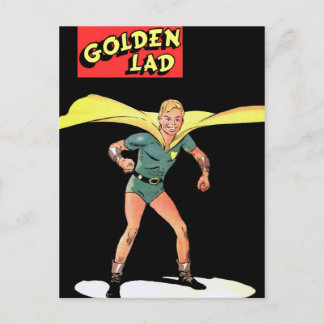 Goldene Postkarte