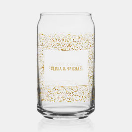 Goldene Rahmen Hochzeit Dosenglas