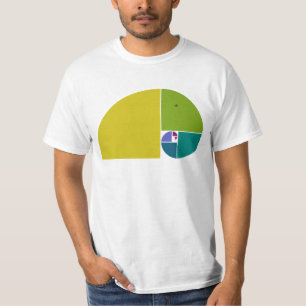 Goldene Ratio Elephant - Fibonacci Spiral 1 T-Shirt
