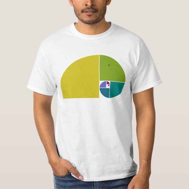 Goldene Ratio Elephant - Fibonacci Spiral 1 T-Shirt (Vorderseite)