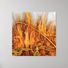 Goldene Reflektionen Canvas Print Leinwanddruck