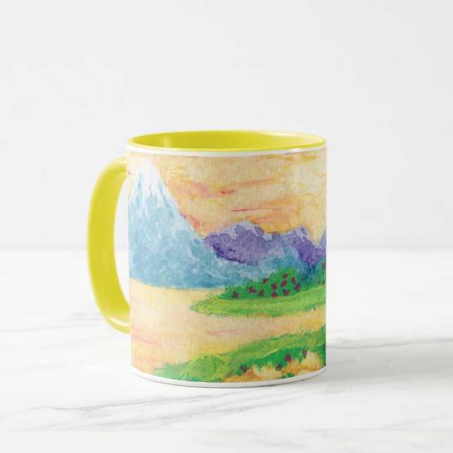 Goldene Reflektionen von Lyric Rivera - Tasse des  (Vorderseite Links)