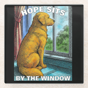 Goldene Retriever Glasuntersetzer