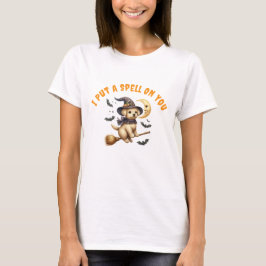 Goldene Retriever Hexe, die ich dir einen Zauber a T-Shirt