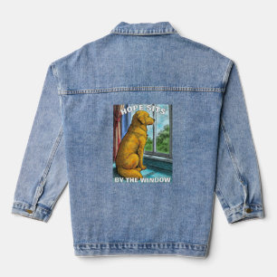 Goldene Retriever Jeansjacke