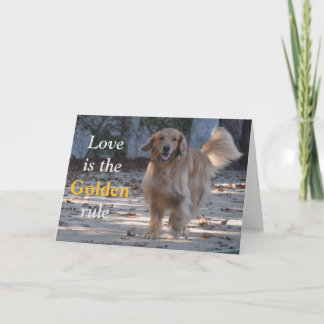 Goldene Retriever jeder Anlass-Karte Karte