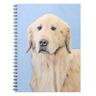 Goldene Retriever Malerei - Niedliche Original Dog Notizblock