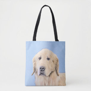 Goldene Retriever Malerei - Niedliche Original Dog Tasche