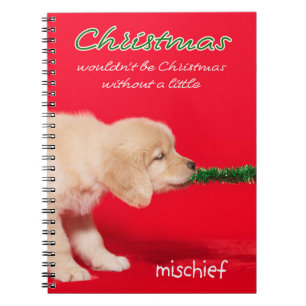 Goldene Retriever Welpen Notizblock