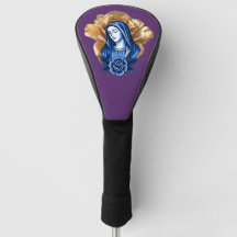 Goldene Rose Blaue Mutter Maria Reich Tiefes Pflau