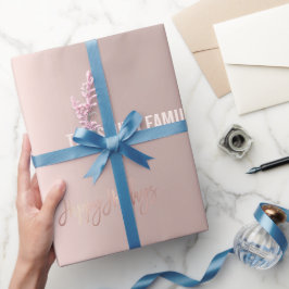 Goldene Rose Eleganz, Weihnachts-Party Wrapping Pa Geschenkpapier