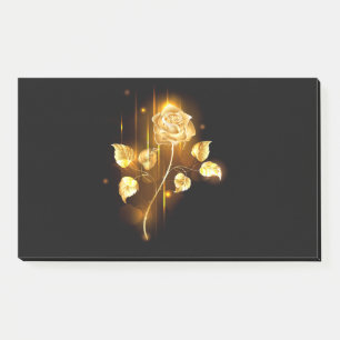 Goldene Rose ( gold rose ) Post-it Klebezettel