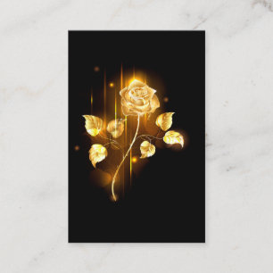 Goldene Rose ( gold rose ) Visitenkarte