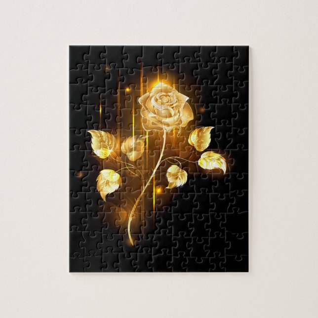 Goldene Rose (goldene Rose) (Vertikal)