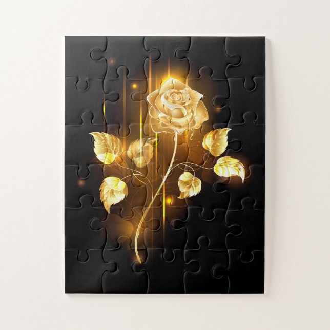 Goldene Rose (goldene Rose) (Vertikal)