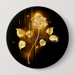 Goldene Rose (goldene Rose) Button