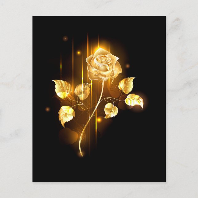 Goldene Rose (goldene Rose) Flyer (Vorne)