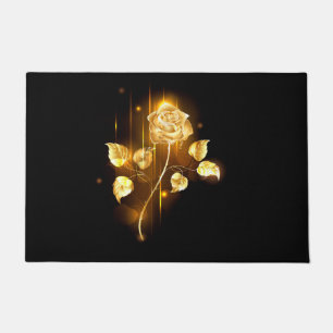 Goldene Rose (goldene Rose) Fußmatte