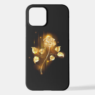 Goldene Rose (goldene Rose) iPhone 12 Hülle