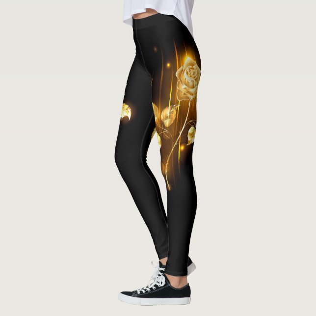 Goldene Rose (goldene Rose) Leggings (Links)