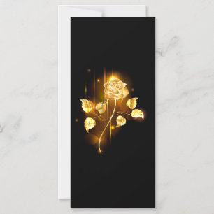 Goldene Rose (goldene Rose) Magneteinladung