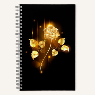 Goldene Rose (goldene Rose) Notizbuch