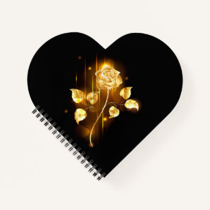 Goldene Rose (goldene Rose) Notizbuch