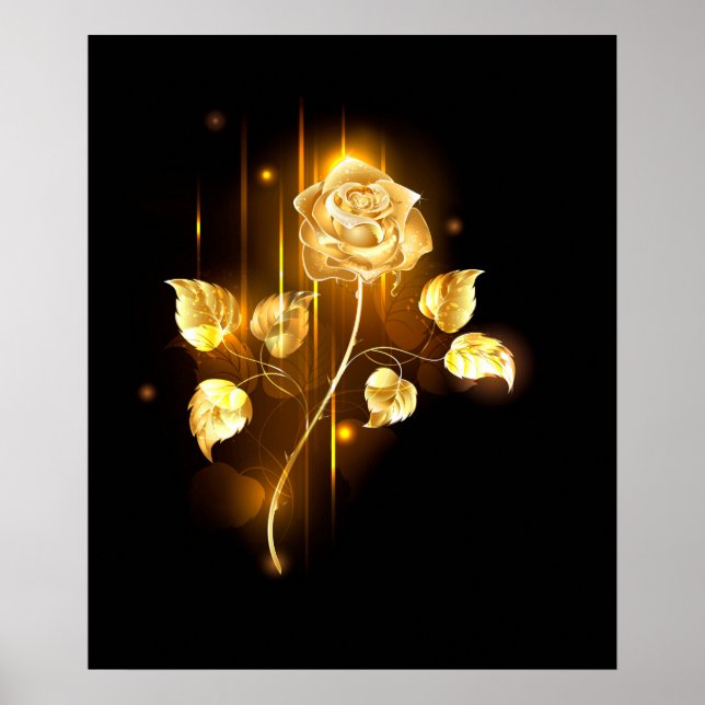 Goldene Rose (goldene Rose) Poster (Vorne)