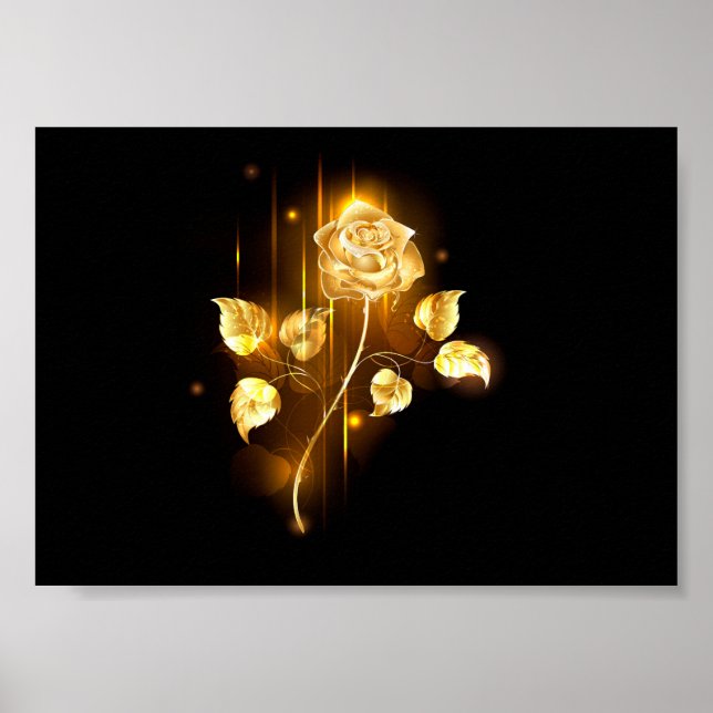 Goldene Rose (goldene Rose) Poster (Vorne)