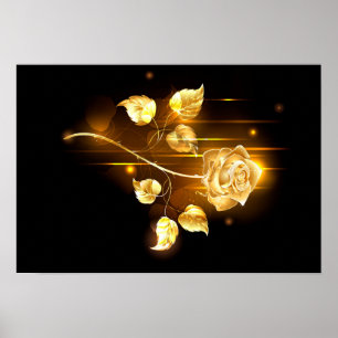 Goldene Rose (goldene Rose) Poster