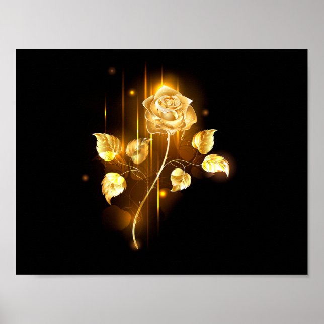 Goldene Rose (goldene Rose) Poster (Vorne)