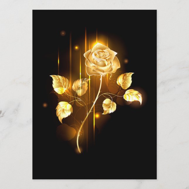 Goldene Rose (goldene Rose) Programm (Vorderseite)