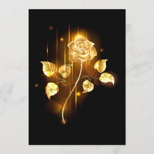 Goldene Rose (goldene Rose) Programm (Vorderseite)