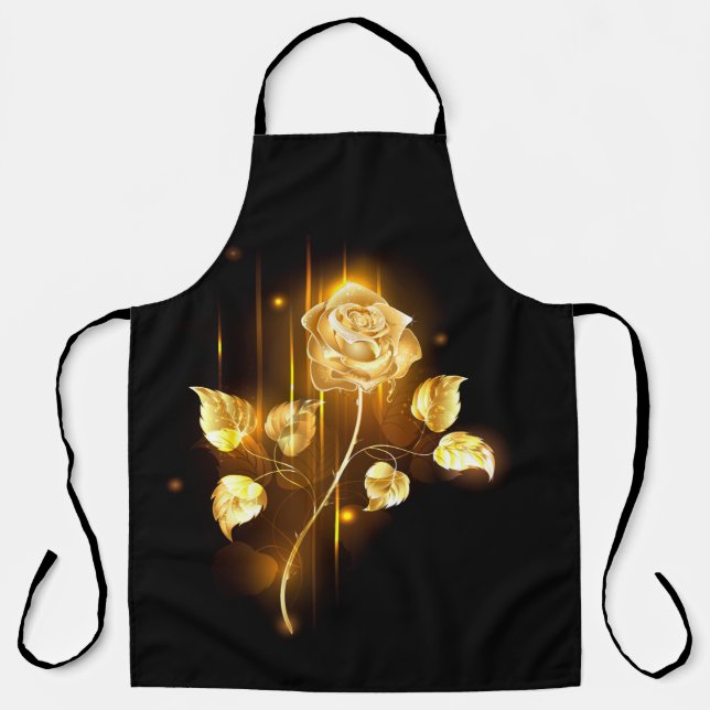 Goldene Rose (goldene Rose) Schürze (Vorderseite)